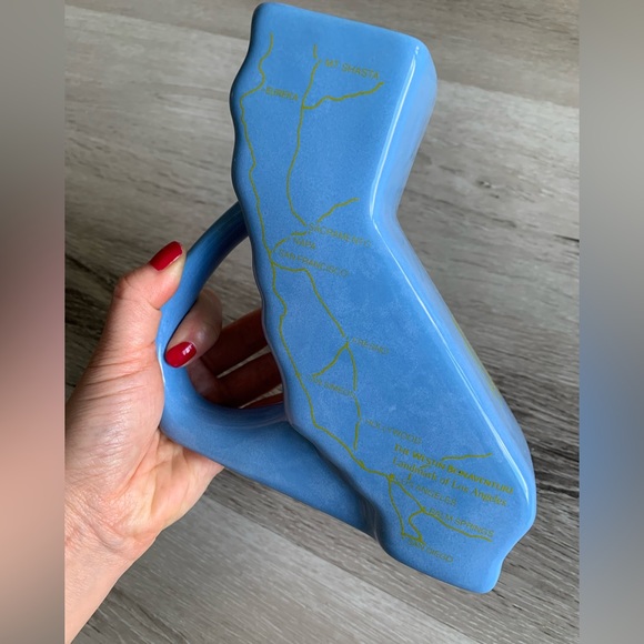 “California State” Blue Vase/Organizer, the Landmark of Los Angeles - Picture 14 of 16